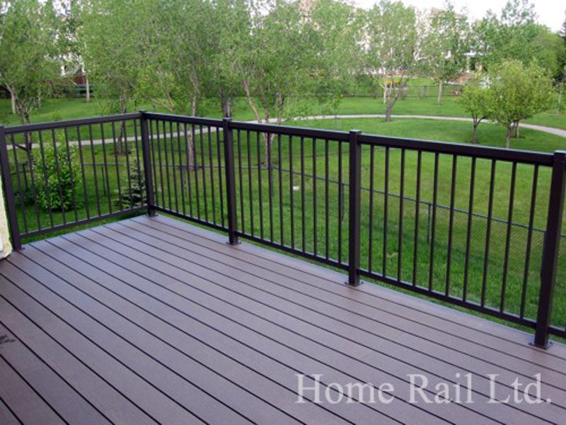 Straight Picket Aluminum Railing Calgary